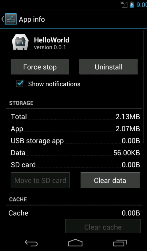 is it possible to move an application on sd card