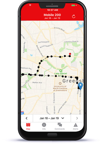 vehicle tracking system mobile application