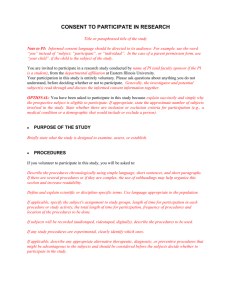 application for ethics review of research involving human participants