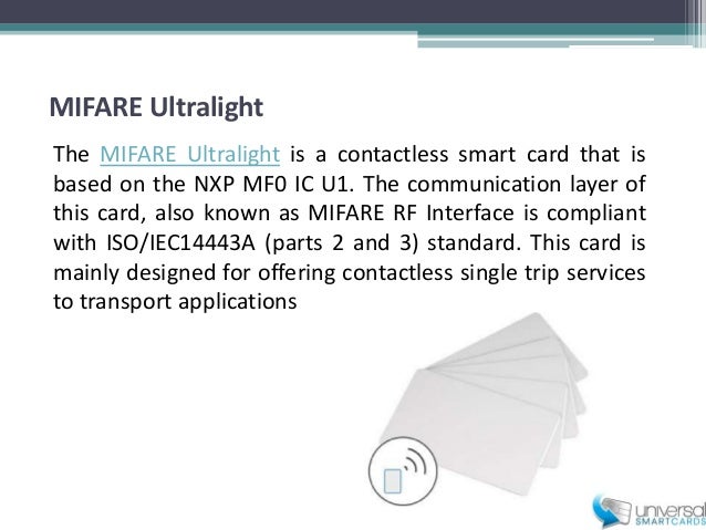 mifare and contactless cards in application