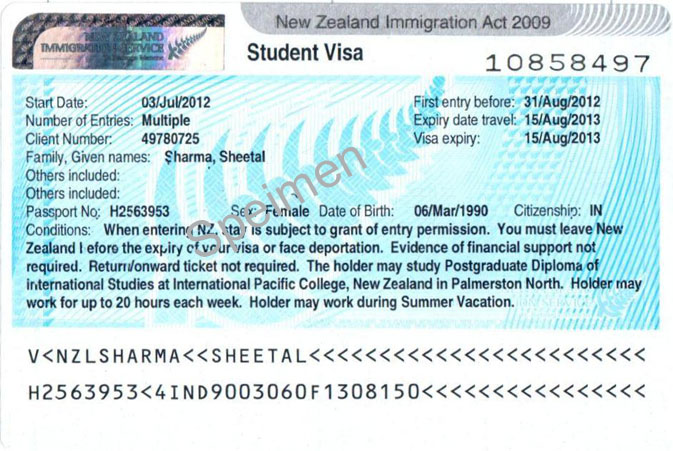 international student visa application nz