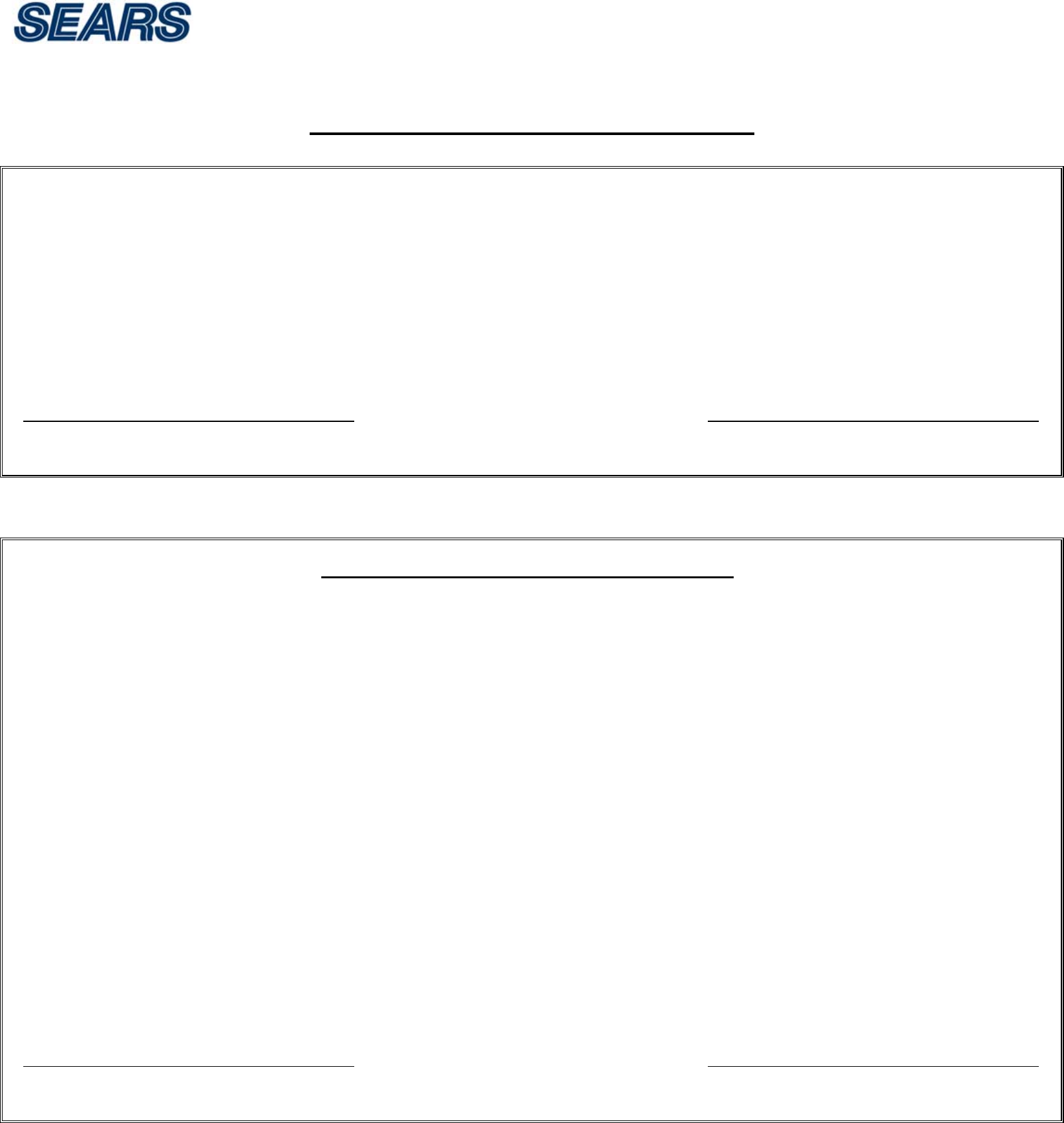 sears online employment application form