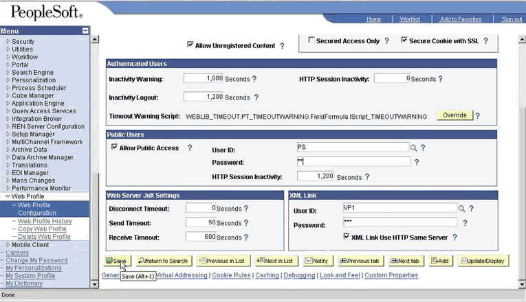 securing your peoplesoft application environment doc id 747524.1