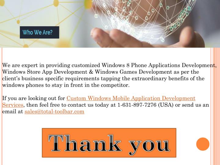 windows 10 application development features